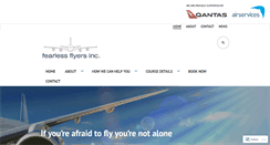 Desktop Screenshot of fearlessflyers.com.au