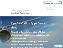Tablet Screenshot of fearlessflyers.com.au